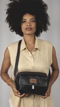 BOLSA VEGANA - BERENICE - PRETA