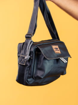 BOLSA VEGANA - BERENICE - PRETA