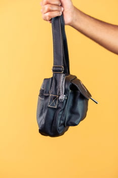 BOLSA VEGANA - BERENICE - PRETA