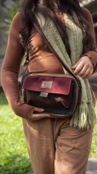 BOLSA VEGANA - BERENICE - TONS TERROSOS