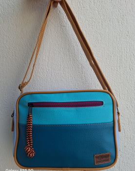 BOLSA VEGANA - CARMEM - LAGOA AZUL