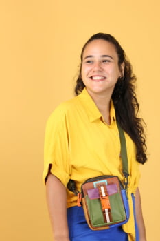 BOLSA VEGANA - ELZA - AFRO PUNK