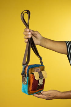 BOLSA VEGANA - ELZA - DOCE DE LEITE