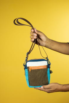 BOLSA VEGANA - ELZA - DOCE DE LEITE