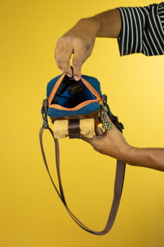 BOLSA VEGANA - ELZA - DOCE DE LEITE