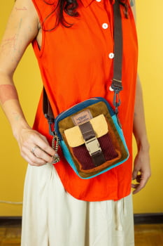 BOLSA VEGANA - ELZA - DOCE DE LEITE