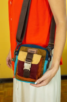 BOLSA VEGANA - ELZA - DOCE DE LEITE