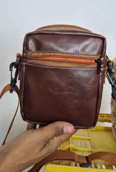 BOLSA VEGANA - ELZA - MARROM CEVADA