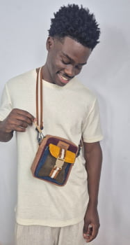 BOLSA VEGANA - ELZA - TAMARINDO