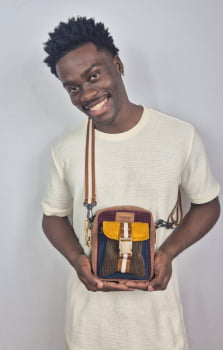 BOLSA VEGANA - ELZA - TAMARINDO