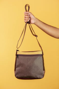BOLSA VEGANA - IVONE -FOLHAS DE OUTONO