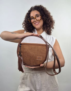 BOLSA VEGANA - KIWI - CAFÉ COM LEITE