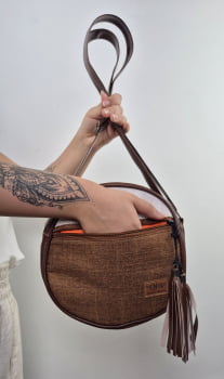 BOLSA VEGANA - KIWI - CAFÉ COM LEITE