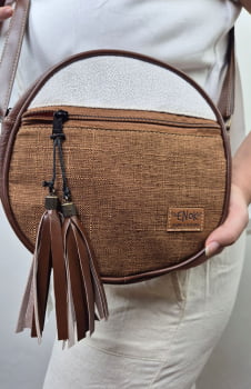 BOLSA VEGANA - KIWI - CAFÉ COM LEITE