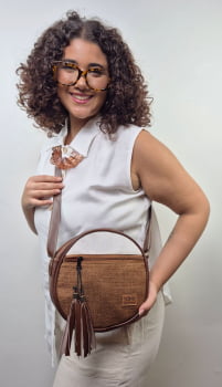 BOLSA VEGANA - KIWI - CAFÉ COM LEITE