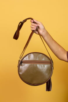 BOLSA VEGANA -  KIWI  - OLIVA