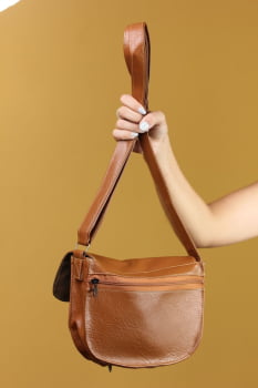 BOLSA VEGANA - RITA - CARAMELO