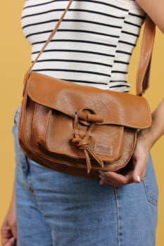 BOLSA VEGANA - RITA - CARAMELO