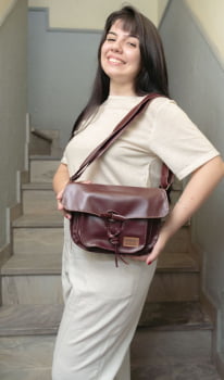 BOLSA VEGANA - RITA - ESCARLATE