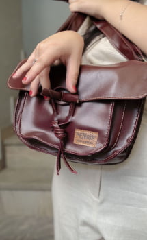 BOLSA VEGANA - RITA - ESCARLATE