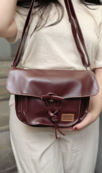 BOLSA VEGANA - RITA - ESCARLATE