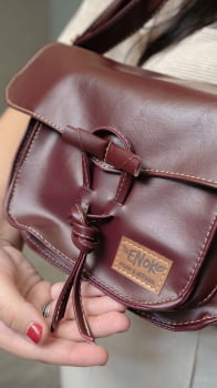 BOLSA VEGANA - RITA - ESCARLATE