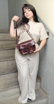 BOLSA VEGANA - RITA - ESCARLATE