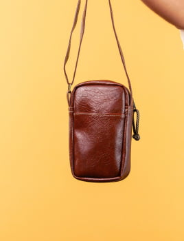 BOLSA VEGANA - SABIÁ - MARROM