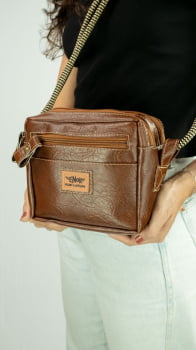 BOLSA VEGANA - TARSILA - MARROM
