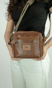 BOLSA VEGANA - TARSILA - MARROM