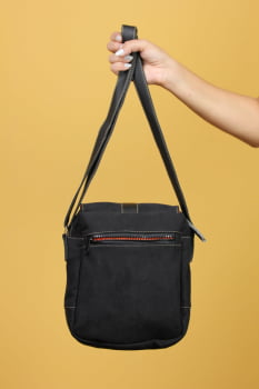 BOLSA VEGANA - VÊNUS - CAMURÇA PRETA