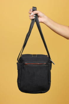 BOLSA VEGANA - VÊNUS - CAMURÇA PRETA