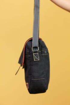 BOLSA VEGANA - VÊNUS - CAMURÇA PRETA