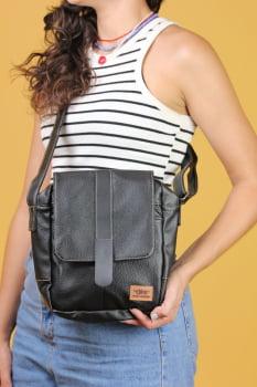 BOLSA VEGANA - VÊNUS - PRETA