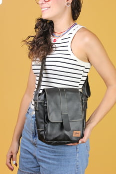 BOLSA VEGANA - VÊNUS - PRETA