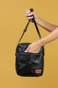 BOLSA VEGANA - VÊNUS - PRETA