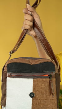 BOLSA VEGANA - VÊNUS - XADREZ