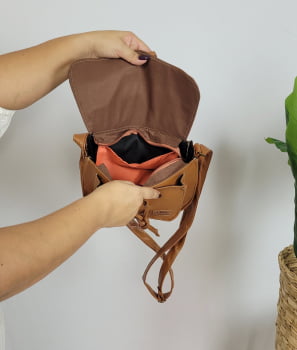 BOLSA VEGANA - RITA - CARAMELO