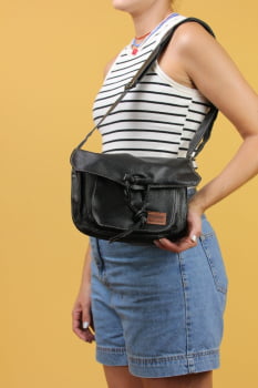 BOLSA VEGANA - RITA - PRETA