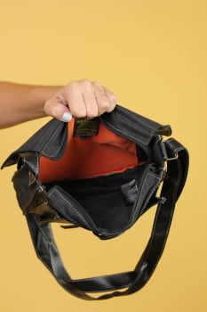 BOLSA VEGANA - RITA - PRETA