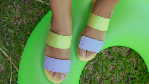 SANDALIA VEGANA - FRIDA - LAVANDA