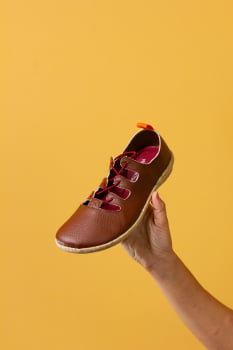 SAPATO VEGANO - MOARA - CASTANHO