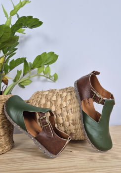 SAPATO VEGANO ELIS - VERDE SELVA