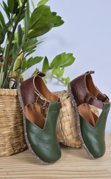 SAPATO VEGANO ELIS - VERDE SELVA