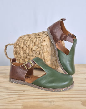 SAPATO VEGANO ELIS - VERDE SELVA