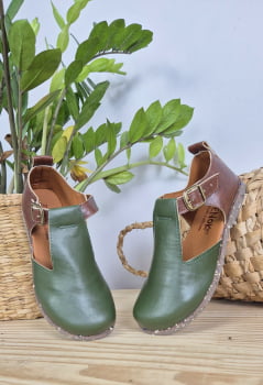 SAPATO VEGANO ELIS - VERDE SELVA