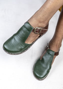 SAPATO VEGANO ELIS - VERDE SELVA