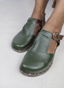 SAPATO VEGANO ELIS - VERDE SELVA