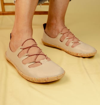 SAPATO VEGANO - MOARA - OFF WHITE