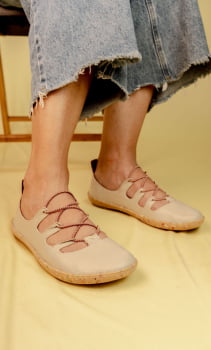 SAPATO VEGANO - MOARA - OFF WHITE